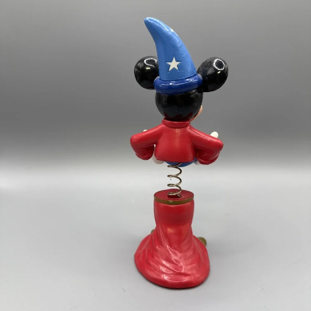 Walt Disney Fantasia Mickey‎ Sorcerer Clock Bobblehead Springy